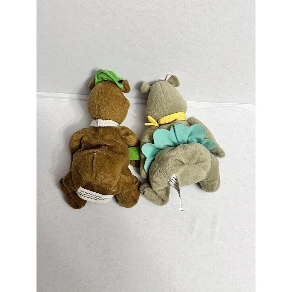 Hanna Barbera The Yogi‎ Bear & Cindy Bear 8” Plush Set Stuffed Animal Toy 2000